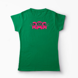 Tricou Personalizat Squid Game Imposter 1 - Femei-Verde