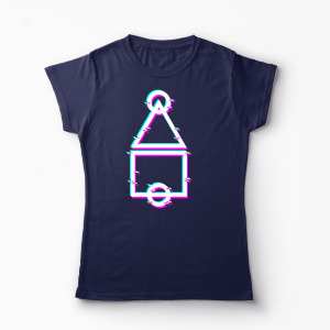 Tricou Personalizat Squid Game - Jocul Calamarului - Femei-Bleumarin