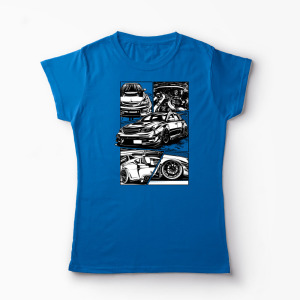 Tricou Personalizat Subaru WRX STI - Femei-Albastru Regal