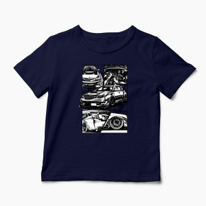 Tricou Personalizat Subaru WRX STI - Copii-Bleumarin