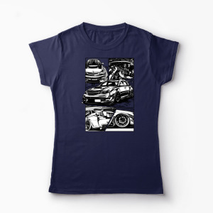 Tricou Personalizat Subaru WRX STI - Femei-Bleumarin