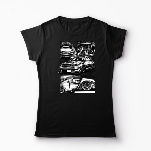 Tricou Personalizat Subaru WRX STI - Femei-Negru