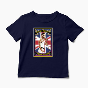 Tricou Personalizat The Show Must Go On - Freddie Mercury - Copii-Bleumarin