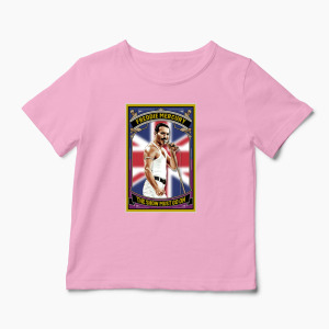 Tricou Personalizat The Show Must Go On - Freddie Mercury - Copii-Roz