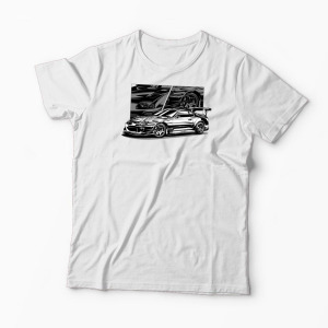 Tricou Personalizat Toyota Supra - Bărbați-Alb
