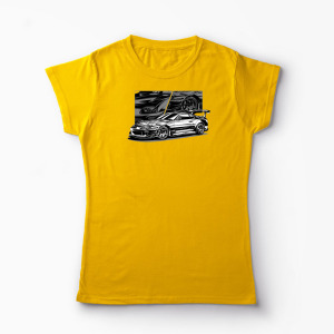 Tricou Personalizat Toyota Supra - Femei-Galben