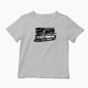 Tricou Personalizat Toyota Supra - Copii-Gri
