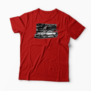 Tricou Personalizat Toyota Supra - Bărbați-Roșu