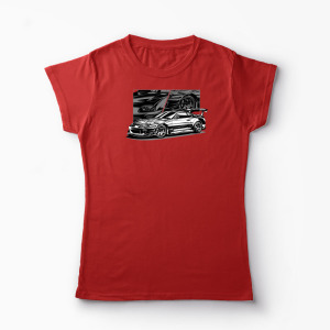Tricou Personalizat Toyota Supra - Femei-Roșu