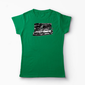 Tricou Personalizat Toyota Supra - Femei-Verde