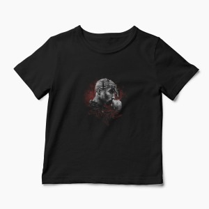 Tricou Personalizat Tupac - Copii-Negru
