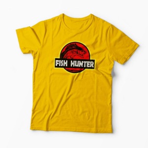 Tricou Pescar - Vânător de Pești - Bărbați-Galben