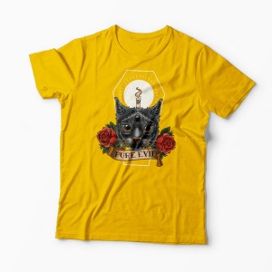 Tricou Pisica Pure Evil - Bărbați-Galben