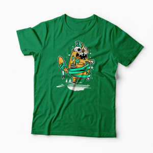 Tricou Pisică Zombi - Bărbați-Verde