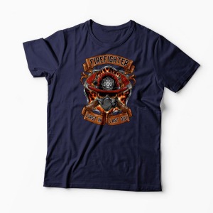 Tricou Pompier - Bărbați-Bleumarin