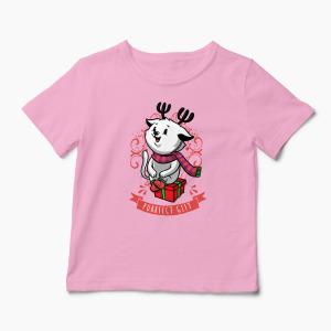 Tricou Purrfect Gift - Copii-Roz