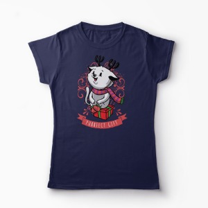 Tricou Purrfect Gift - Femei-Bleumarin