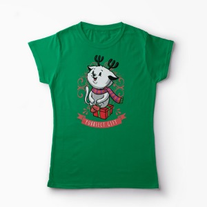Tricou Purrfect Gift - Femei-Verde