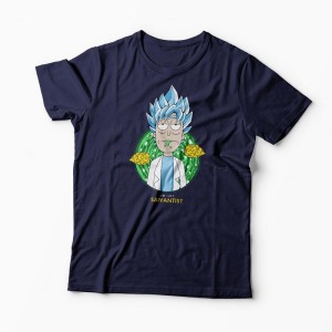 Tricou Rick Sanchez - I'm Just Saiyantist - Bărbați-Bleumarin