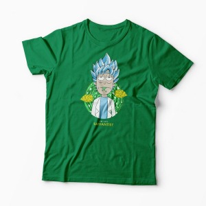 Tricou Rick Sanchez - I'm Just Saiyantist - Bărbați-Verde