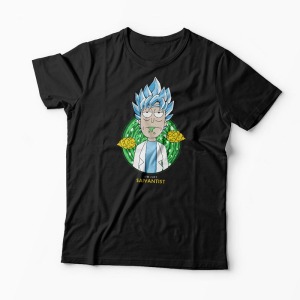 Tricou Rick Sanchez - I'm Just Saiyantist - Bărbați-Negru