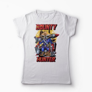 Tricou Rocket Raccoon - Femei-Alb