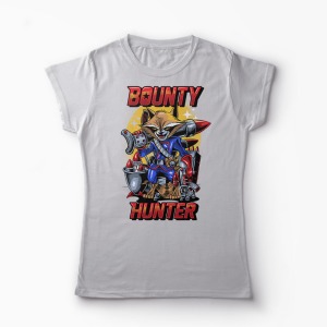 Tricou Rocket Raccoon - Femei-Gri