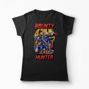 Tricou Rocket Raccoon - Femei-Negru