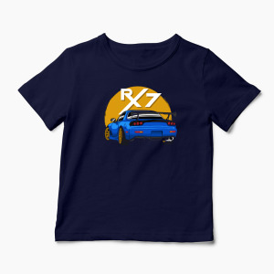 Tricou RX7 JDM Legendar - Copii-Bleumarin