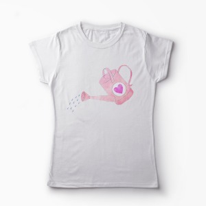 Tricou Set Familie Ingrijire Iubire - Femei-Alb
