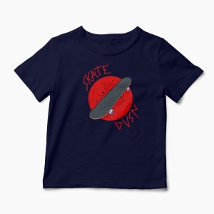 Tricou Skateboard Division - Copii-Bleumarin