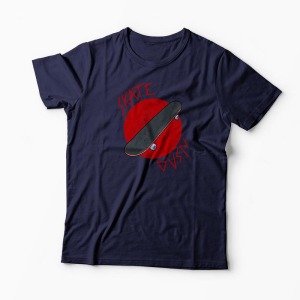 Tricou Skateboard Division - Bărbați-Bleumarin