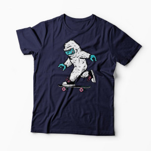 Tricou Skateboarding Yeti - Bărbați-Bleumarin