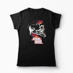 Tricou Star Lord Mask - Femei-Negru