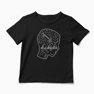 Tricou Stranger Things Team Eleven - Copii-Negru