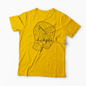 Tricou Stranger Things Team Eleven - Bărbați-Galben