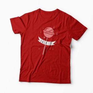 Tricou Suck It - Bărbați-Roșu