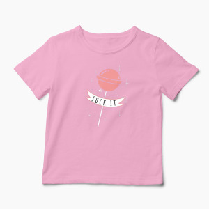 Tricou Suck It - Copii-Roz