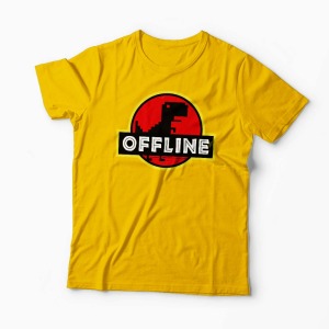 Tricou T-Rex Offline - Bărbați-Galben