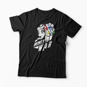 Tricou Thanos Infinity War Marvel - Bărbați-Negru