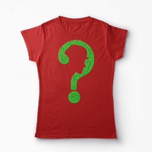 Tricou The Ridler - Gotham - Femei-Roșu