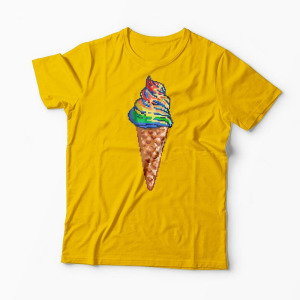 Tricou Unicorn - Crema de Unicorn - Bărbați-Galben