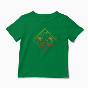 Tricou Vacanță pe Scuter - Copii-Verde