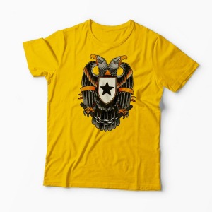 Tricou Vultur Stea - Bărbați-Alb