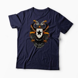 Tricou Vultur Stea - Bărbați-Bleumarin