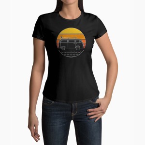 Tricou Femei Personalizat Summer Trip - Femei-Negru