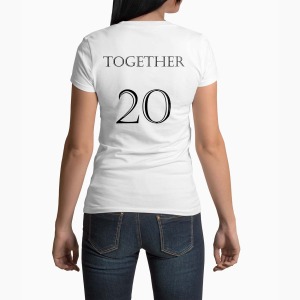 Tricou Femei Personalizat Together Since - Femei-Alb