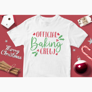 Tricou Crăciun Official Baking Crew