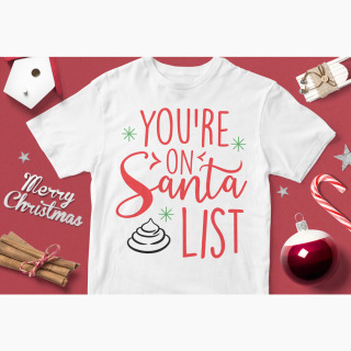 Tricou Crăciun Santa List