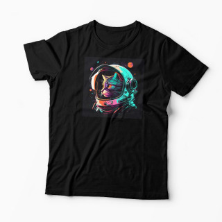 <span>Tricou Personalizat</span> Pisică în Spațiu Astronaut